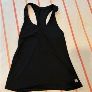 Vuori Black Racerback Tank Top